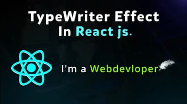 How to install and use to react typewriter effect