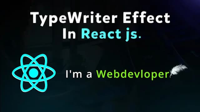 How to install and use to react typewriter effect