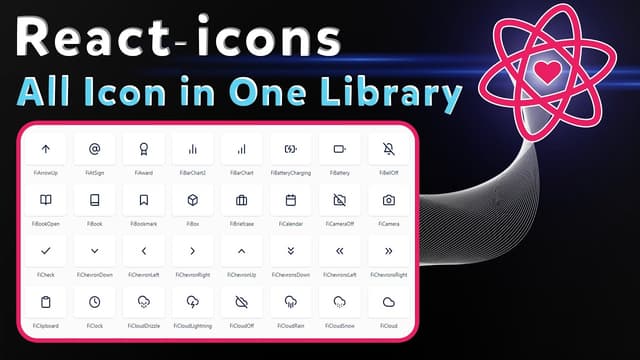 How to install and use react-icons