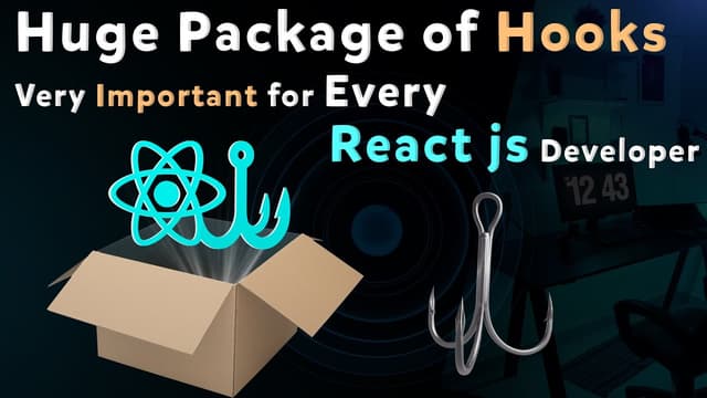 Huge Package of React Hooks Tutorial in Hindi | Very important for every React js developer  - 2023